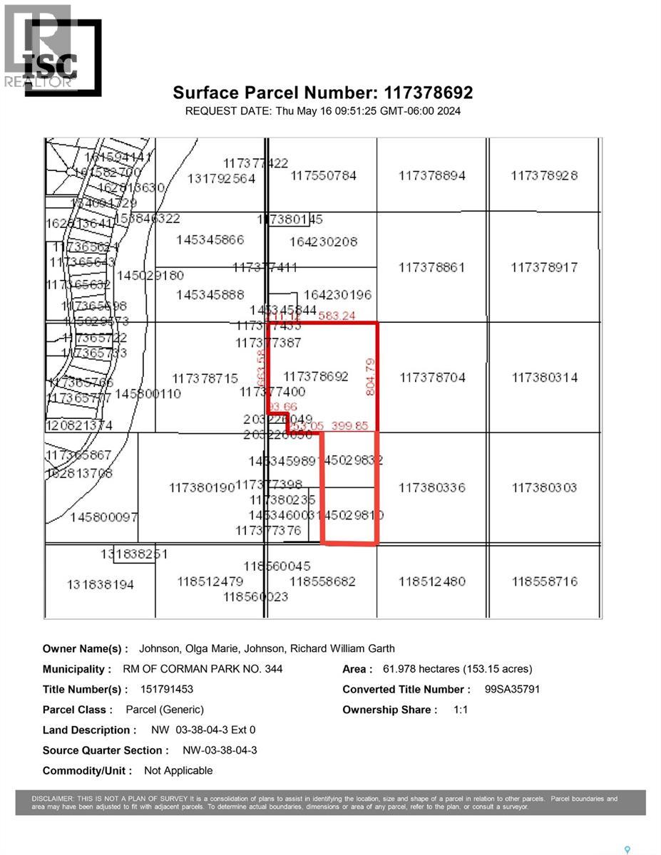 Johnson Land, Corman Park Rm No. 344, Saskatchewan S7K 3J9 - Photo 4 - SK046931